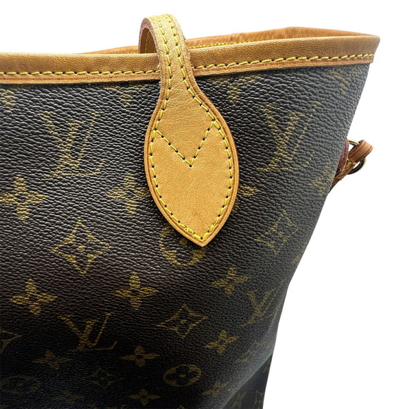 LOUIS VUITTON Brown Monogram Neverfull MM Tote Bag - Picture 9 of 15